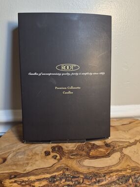 Roots Olived  Premium Collenette Candles Gift Box 7in Tall
